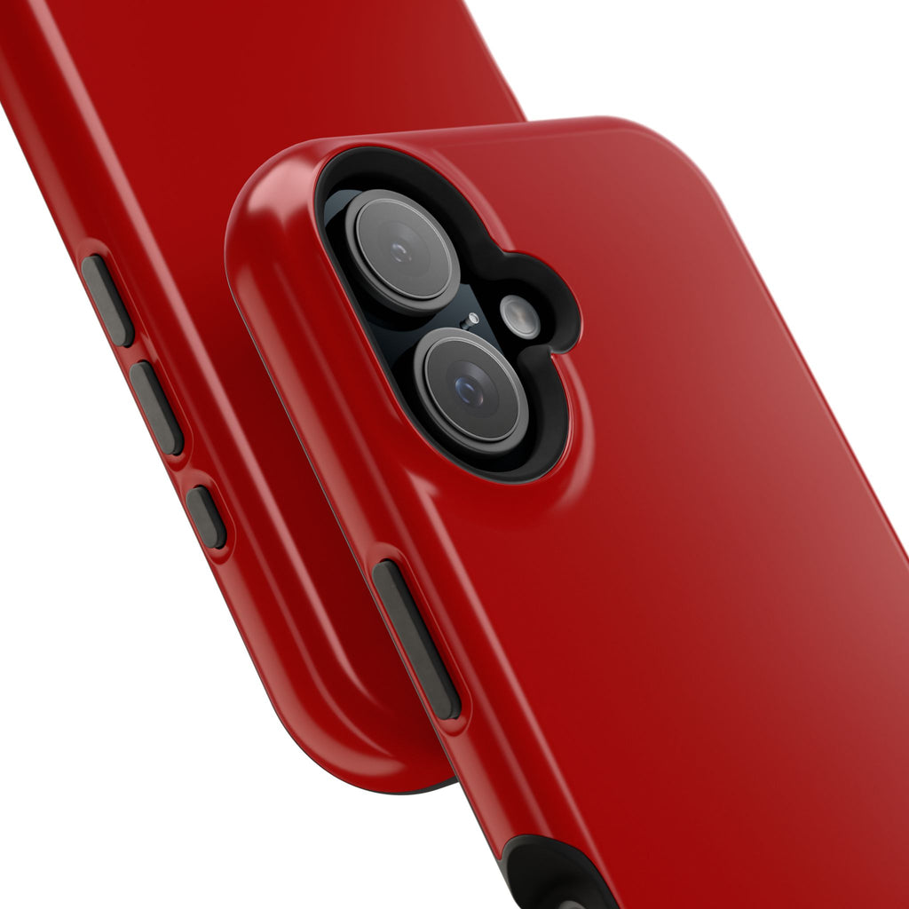 Magnetic Impact-Resistant Phone Case — Red Retro 'BLESTA' Design
