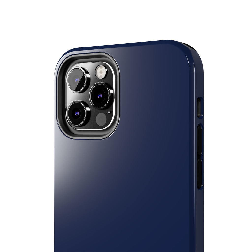 Tough Phone Case — Navy ‘BLESTA’ Bold Graphic Protective Cover