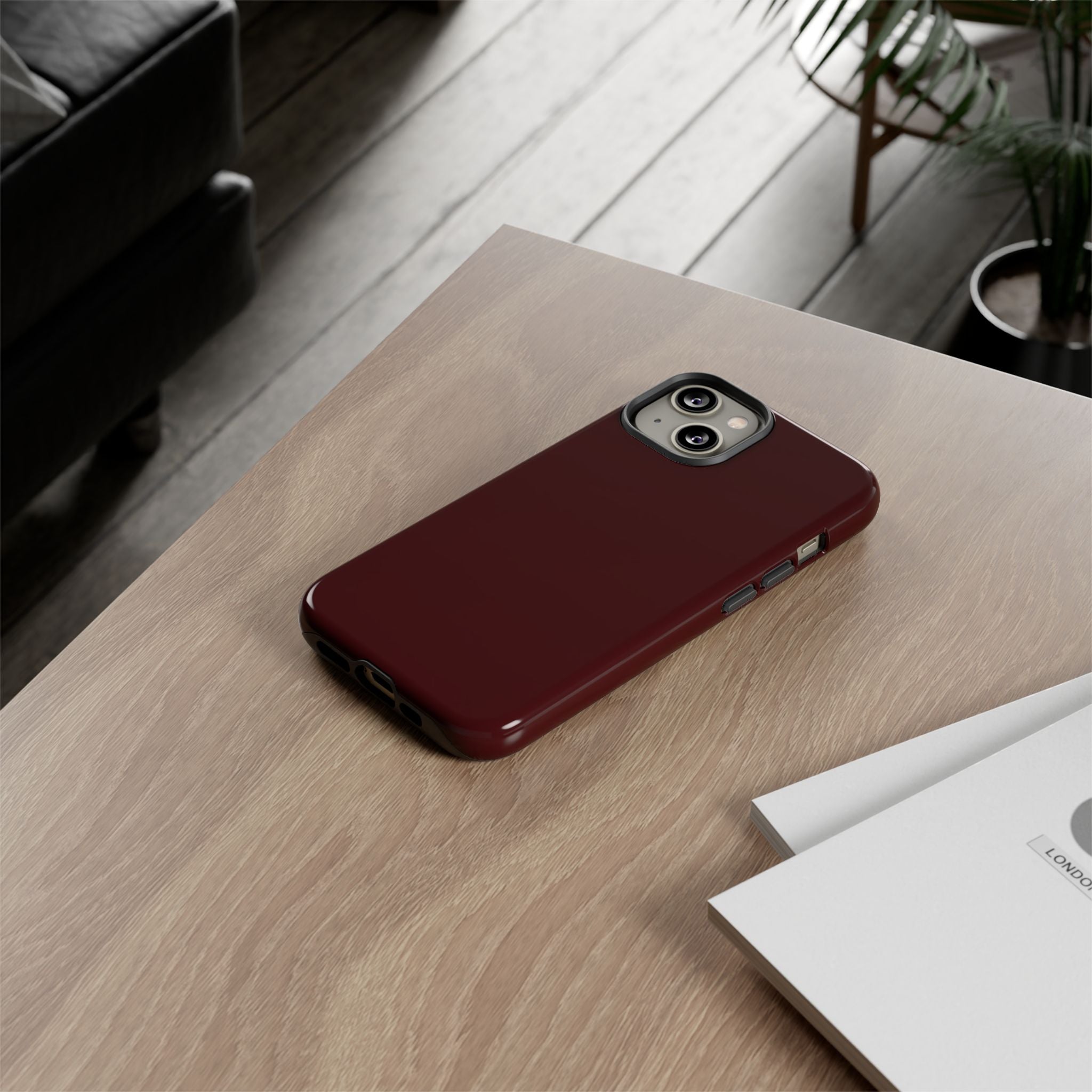 Maroon Tough Phone Case