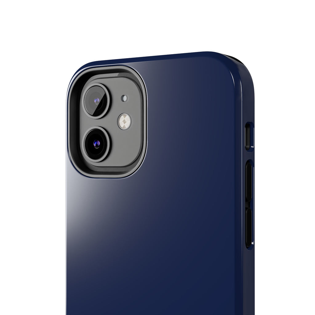 Tough Phone Case — Navy ‘BLESTA’ Bold Graphic Protective Cover
