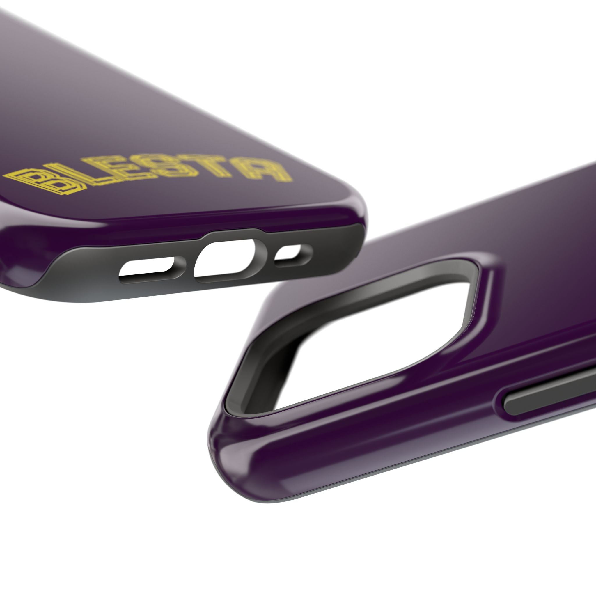 Magnetic Impact-Resistant Phone Case — “BLESTA” Retro Varsity Logo