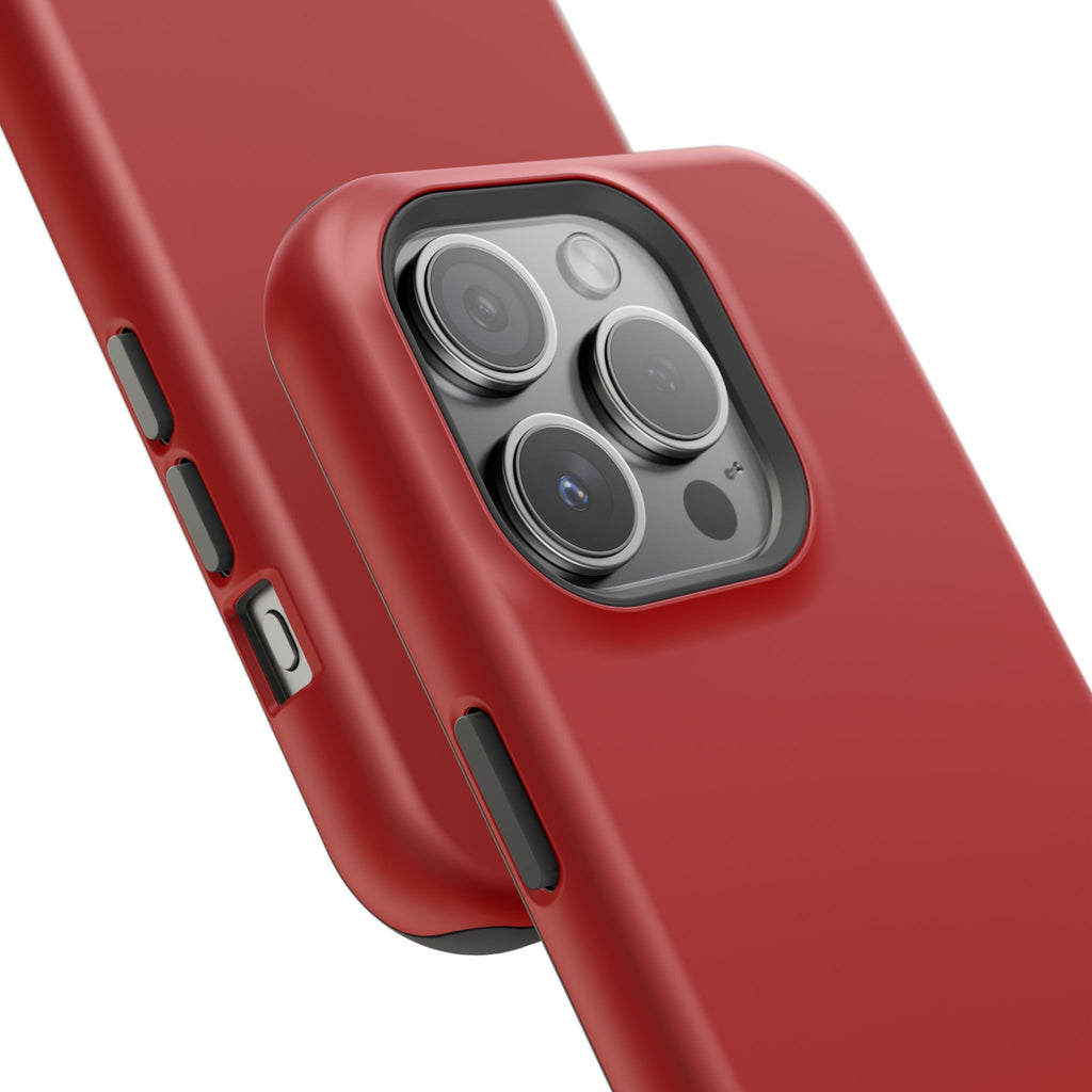 Magnetic Impact-Resistant Phone Case — Red Retro 'BLESTA' Design