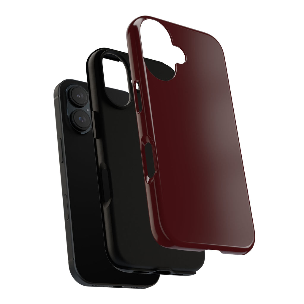 Maroon Tough Phone Case