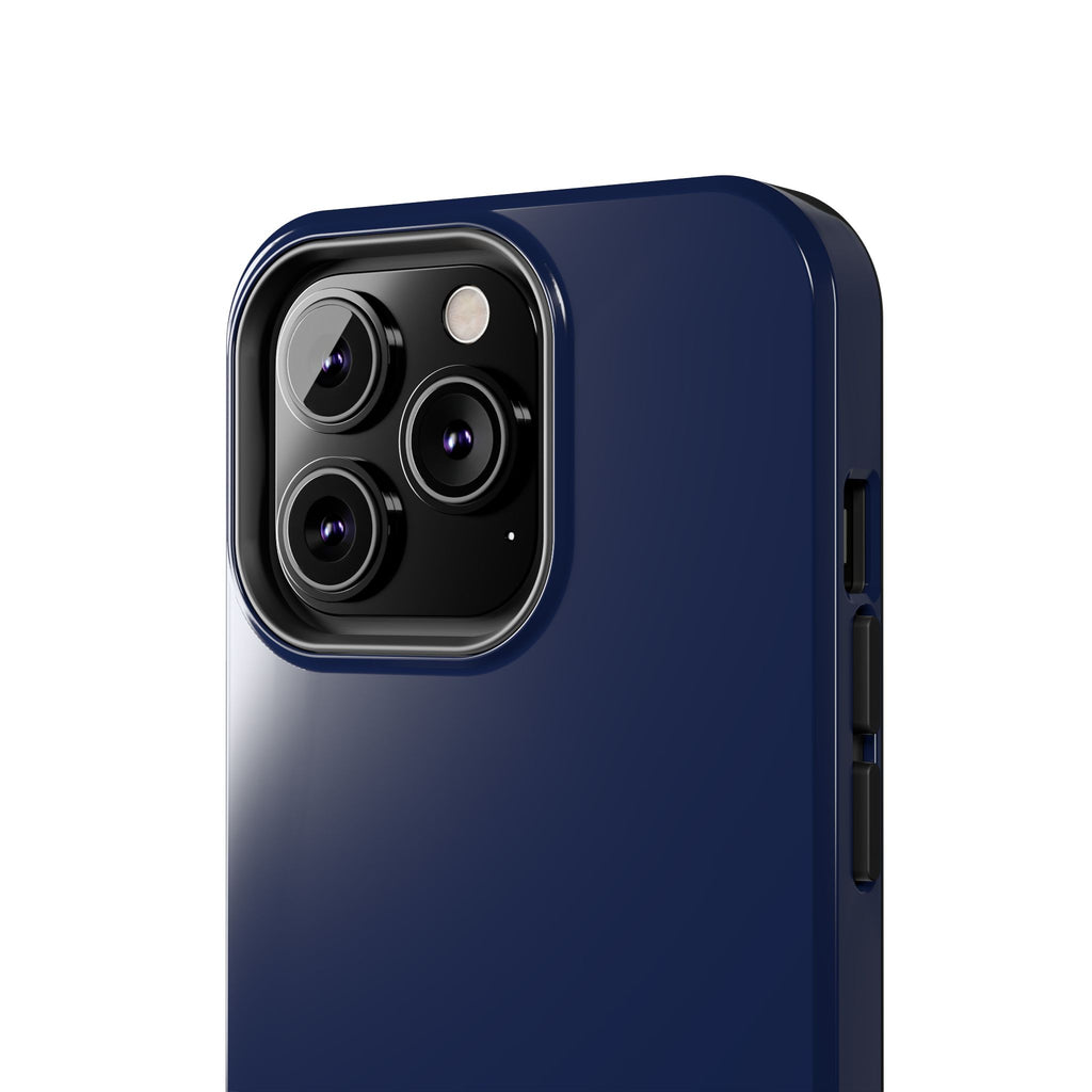 Tough Phone Case — Navy ‘BLESTA’ Bold Graphic Protective Cover