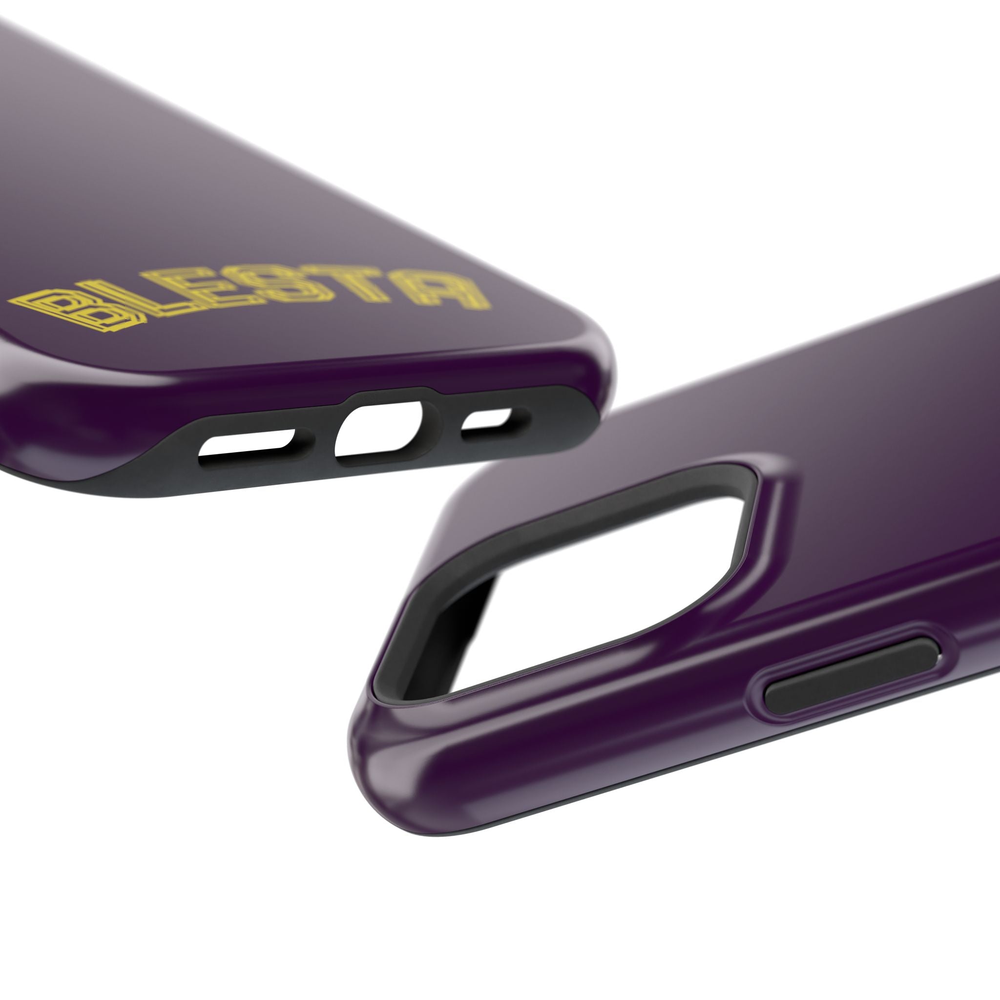 Magnetic Impact-Resistant Phone Case — “BLESTA” Retro Varsity Logo