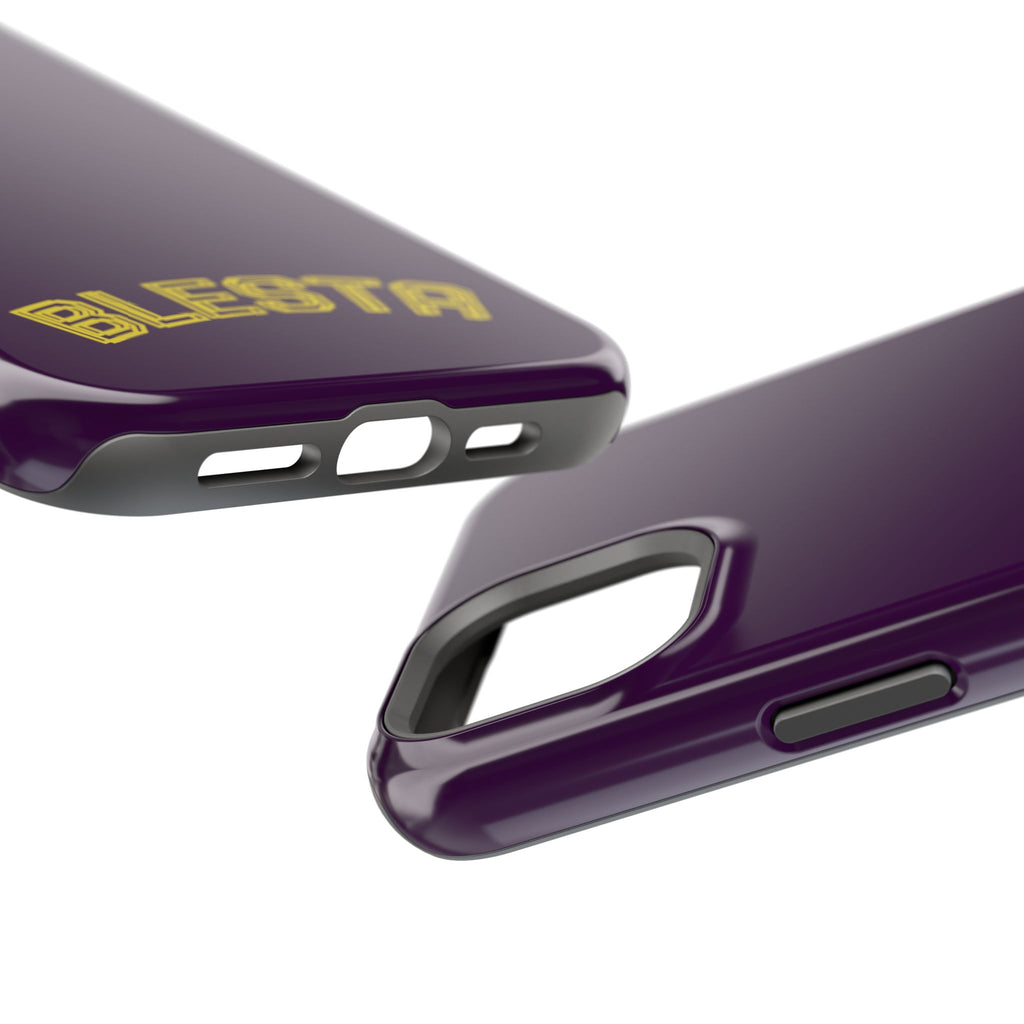 Magnetic Impact-Resistant Phone Case — “BLESTA” Retro Varsity Logo