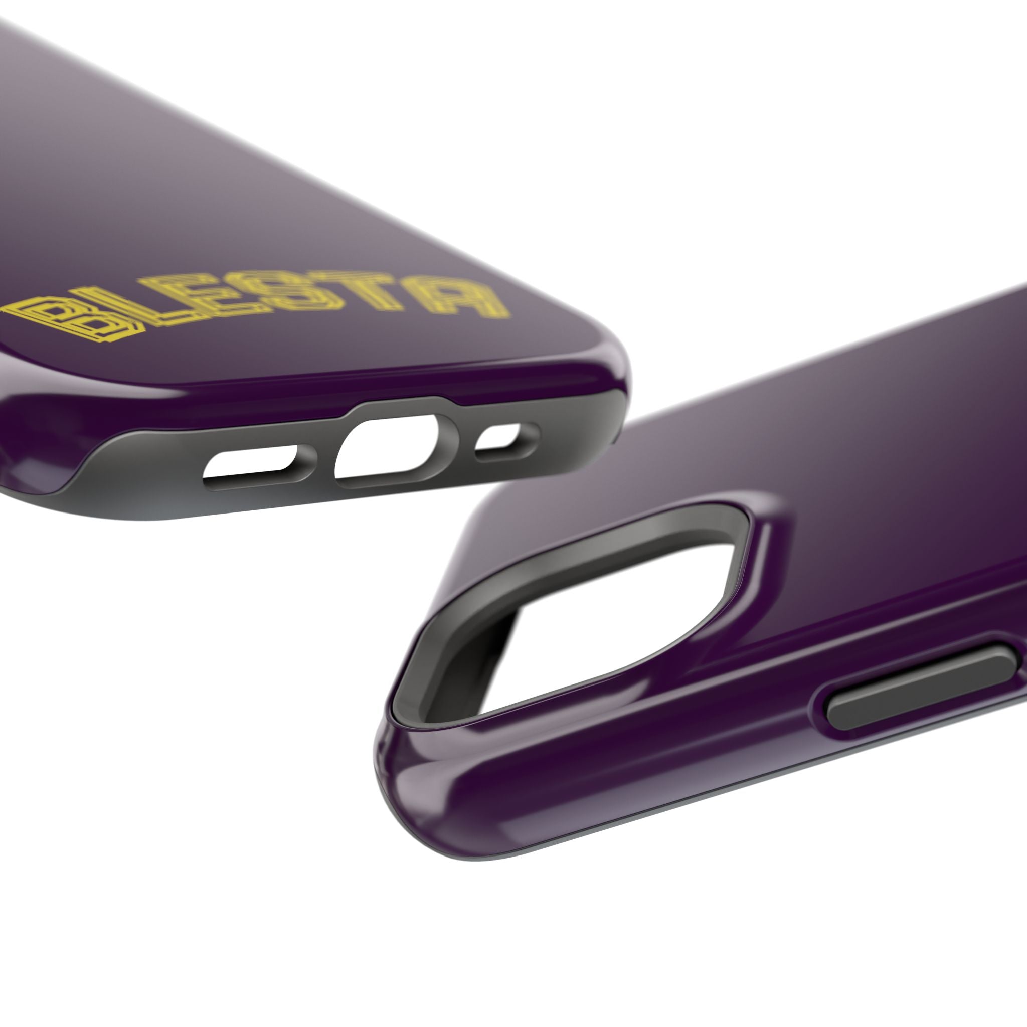 Magnetic Impact-Resistant Phone Case — “BLESTA” Retro Varsity Logo