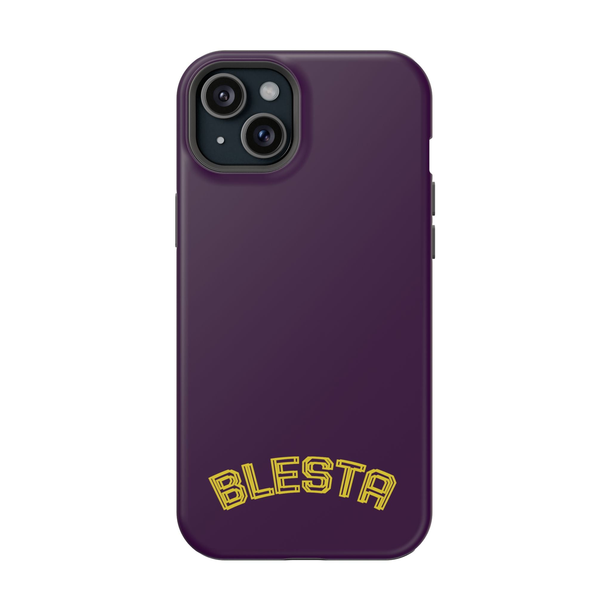 Magnetic Impact-Resistant Phone Case — “BLESTA” Retro Varsity Logo