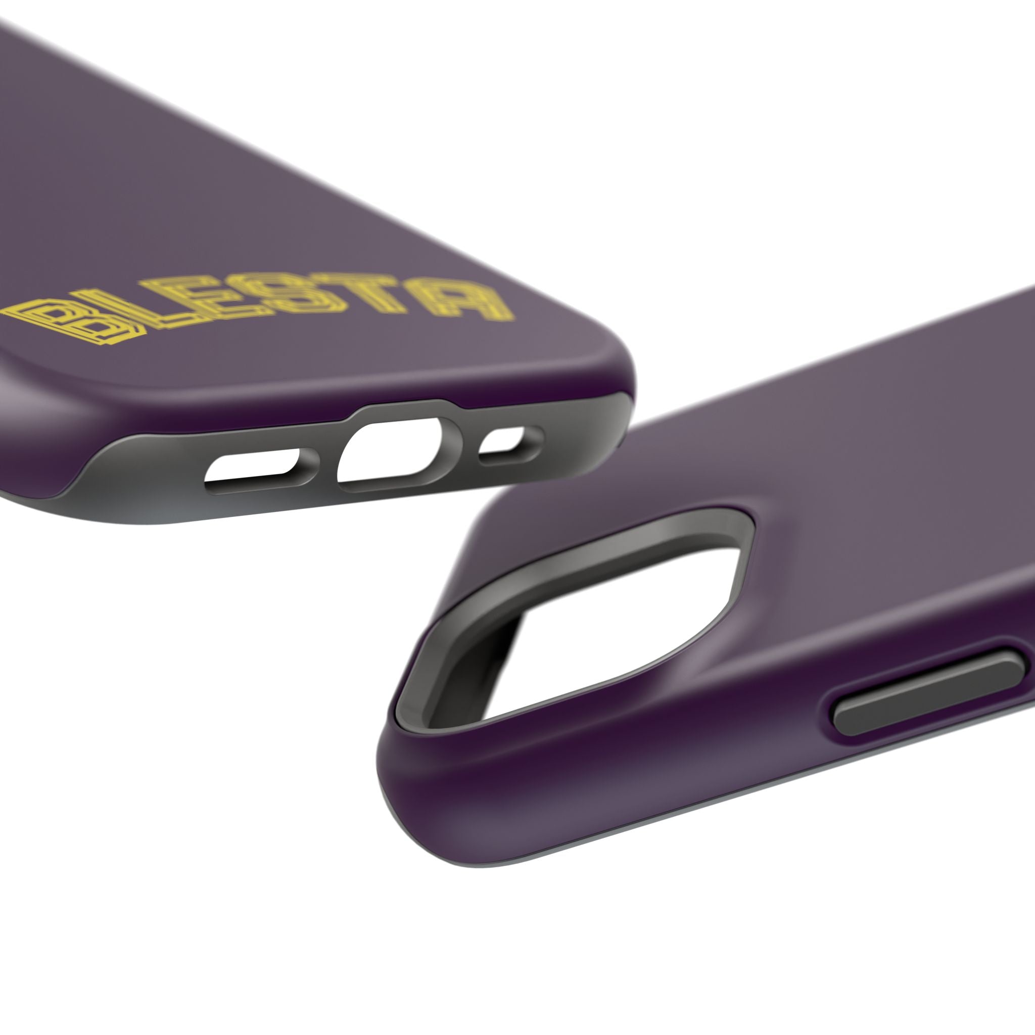 Magnetic Impact-Resistant Phone Case — “BLESTA” Retro Varsity Logo