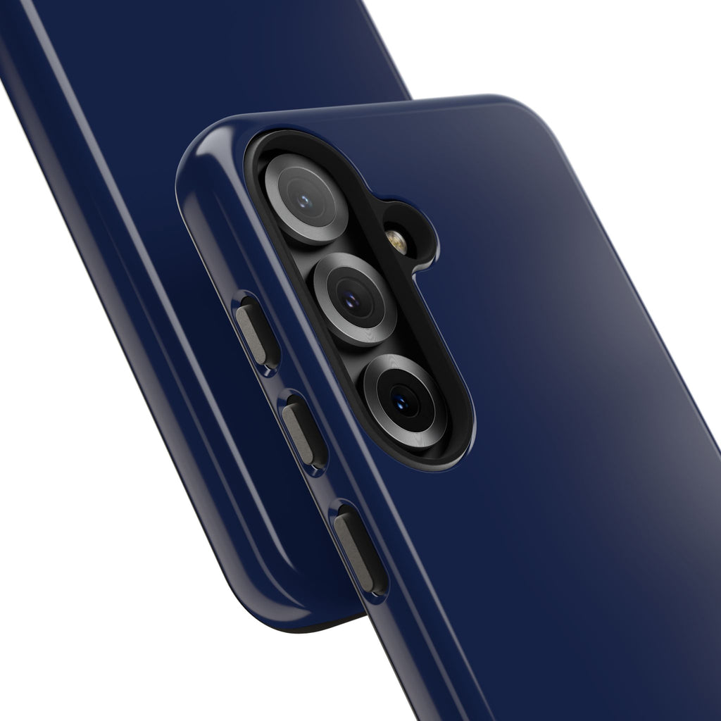 Tough Phone Case — Navy ‘BLESTA’ Bold Graphic Protective Cover