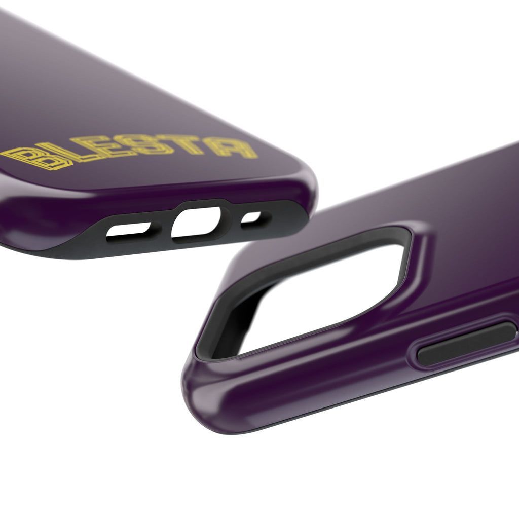 Magnetic Impact-Resistant Phone Case — “BLESTA” Retro Varsity Logo