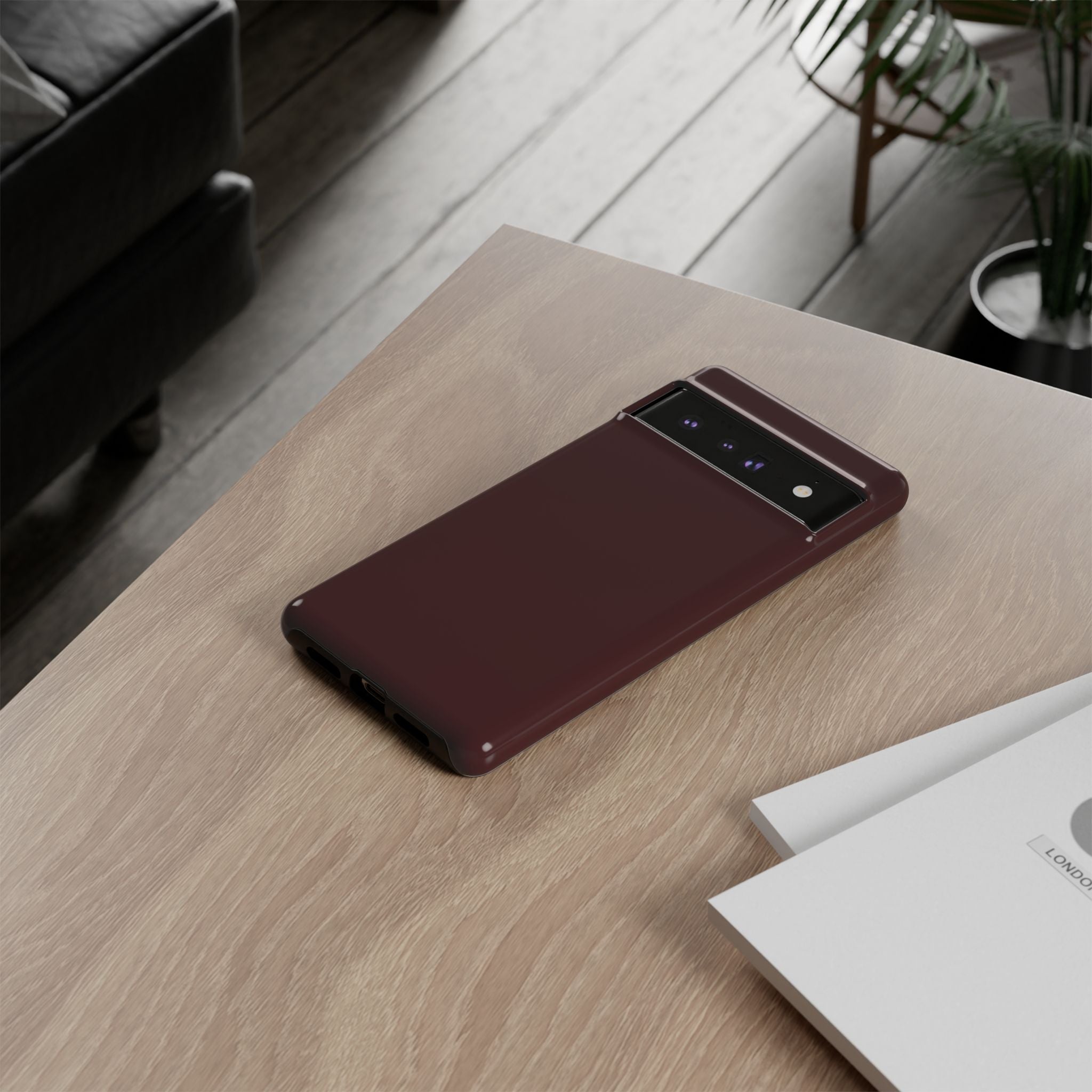 Maroon Tough Phone Case