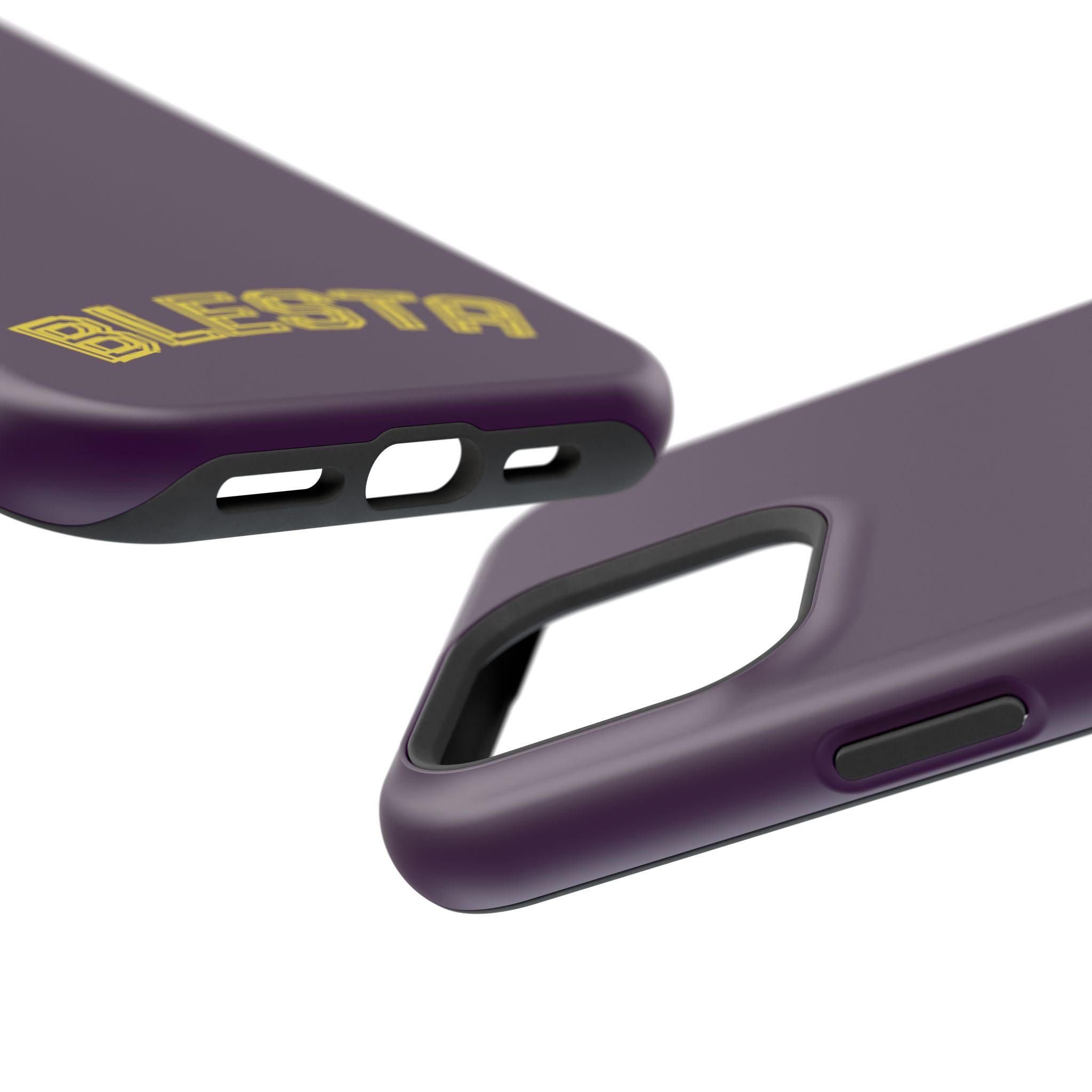 Magnetic Impact-Resistant Phone Case — “BLESTA” Retro Varsity Logo