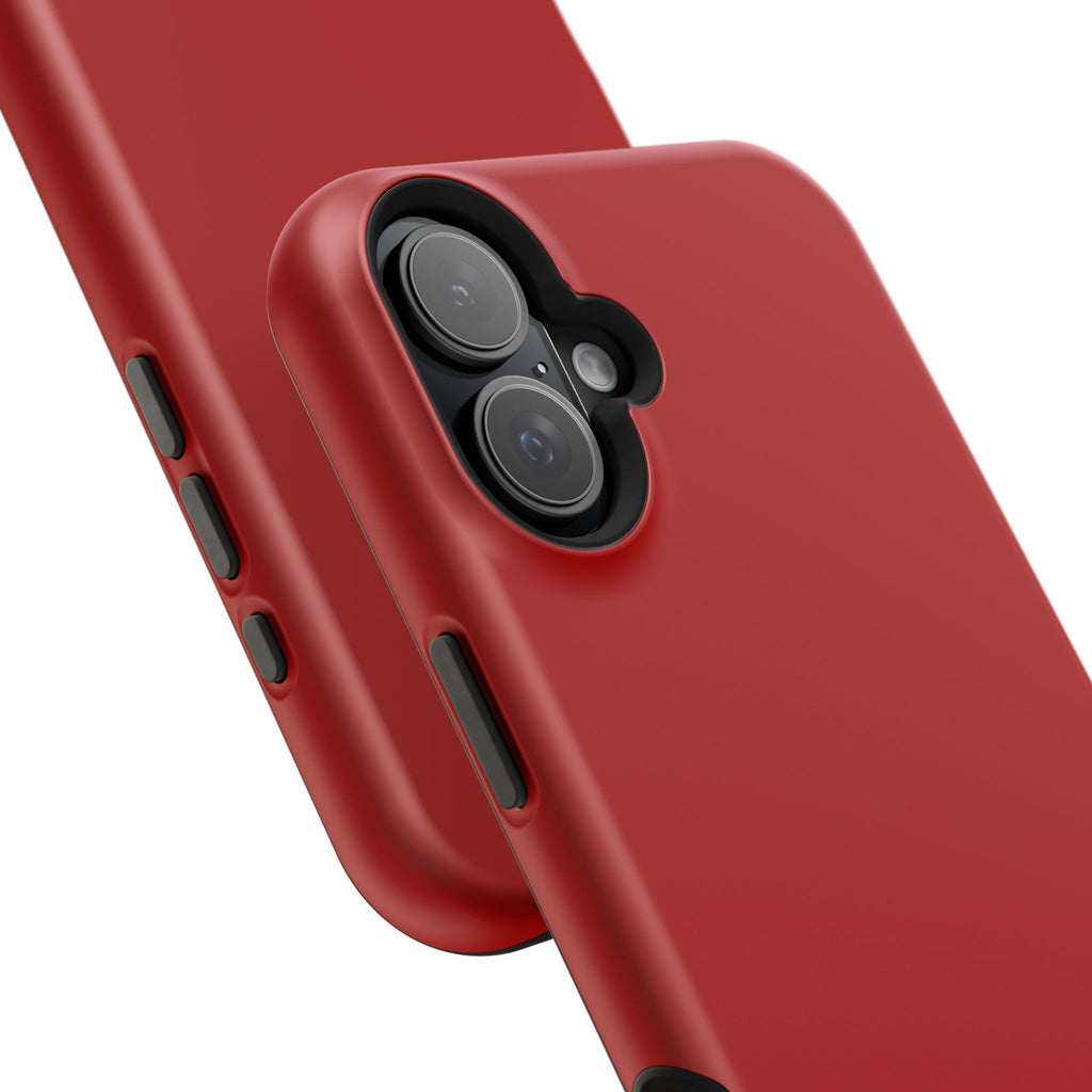 Magnetic Impact-Resistant Phone Case — Red Retro 'BLESTA' Design