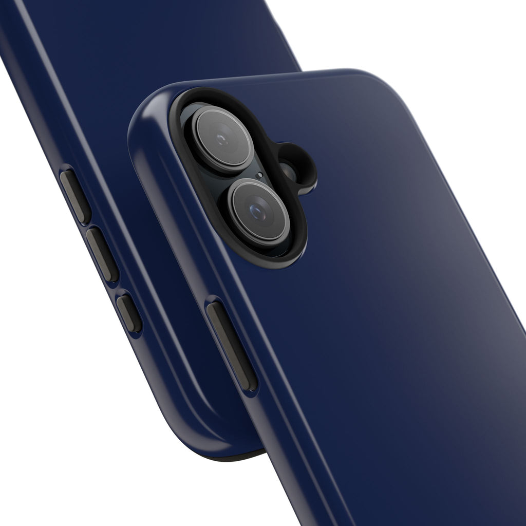 Tough Phone Case — Navy ‘BLESTA’ Bold Graphic Protective Cover