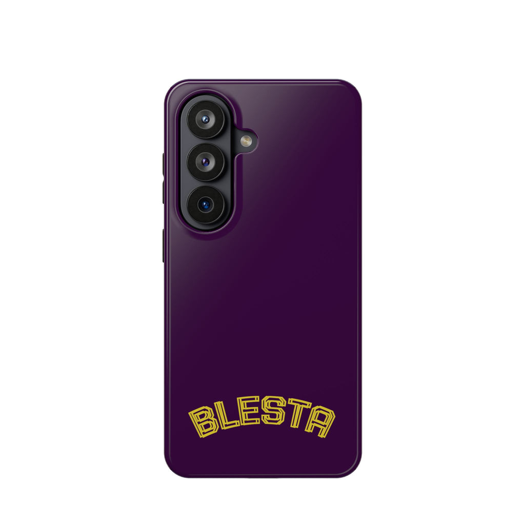 Magnetic Impact-Resistant Phone Case — “BLESTA” Retro Varsity Logo