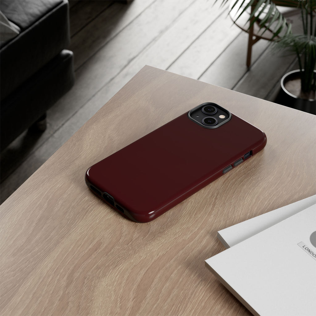 Maroon Tough Phone Case