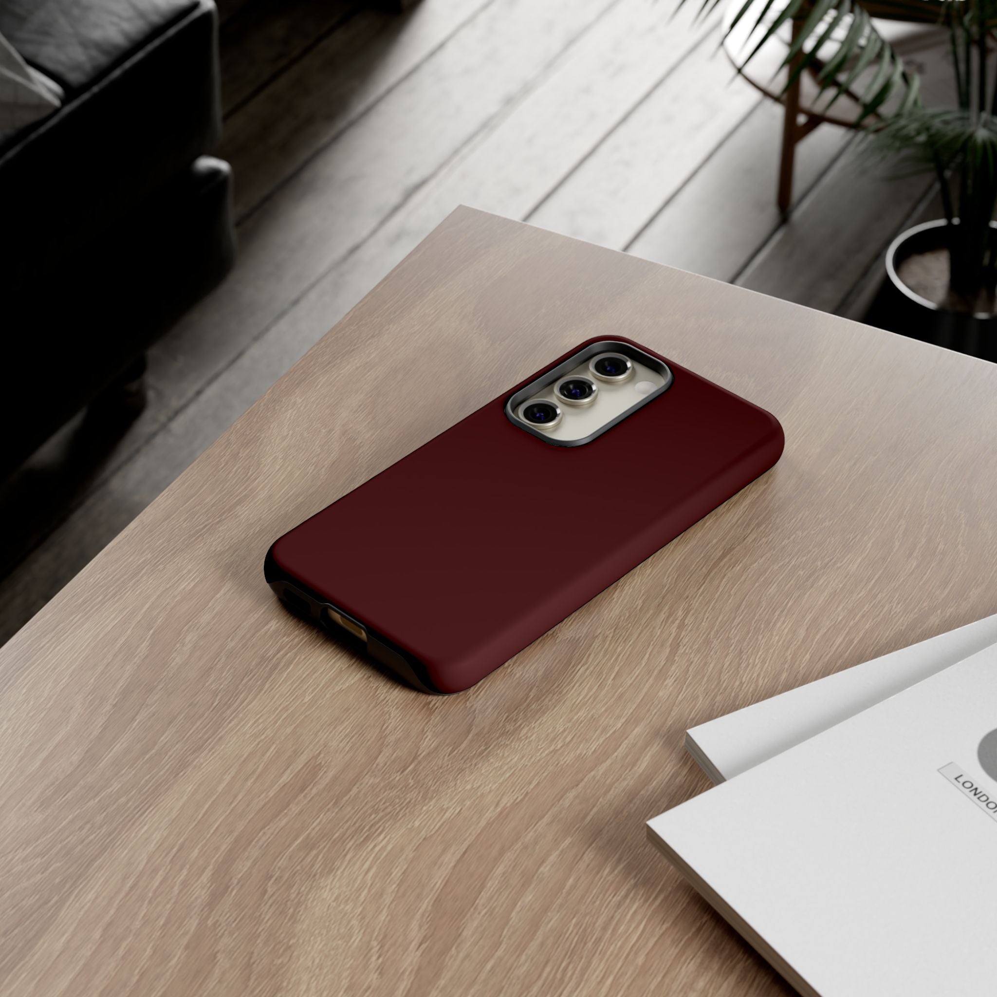 Maroon Tough Phone Case