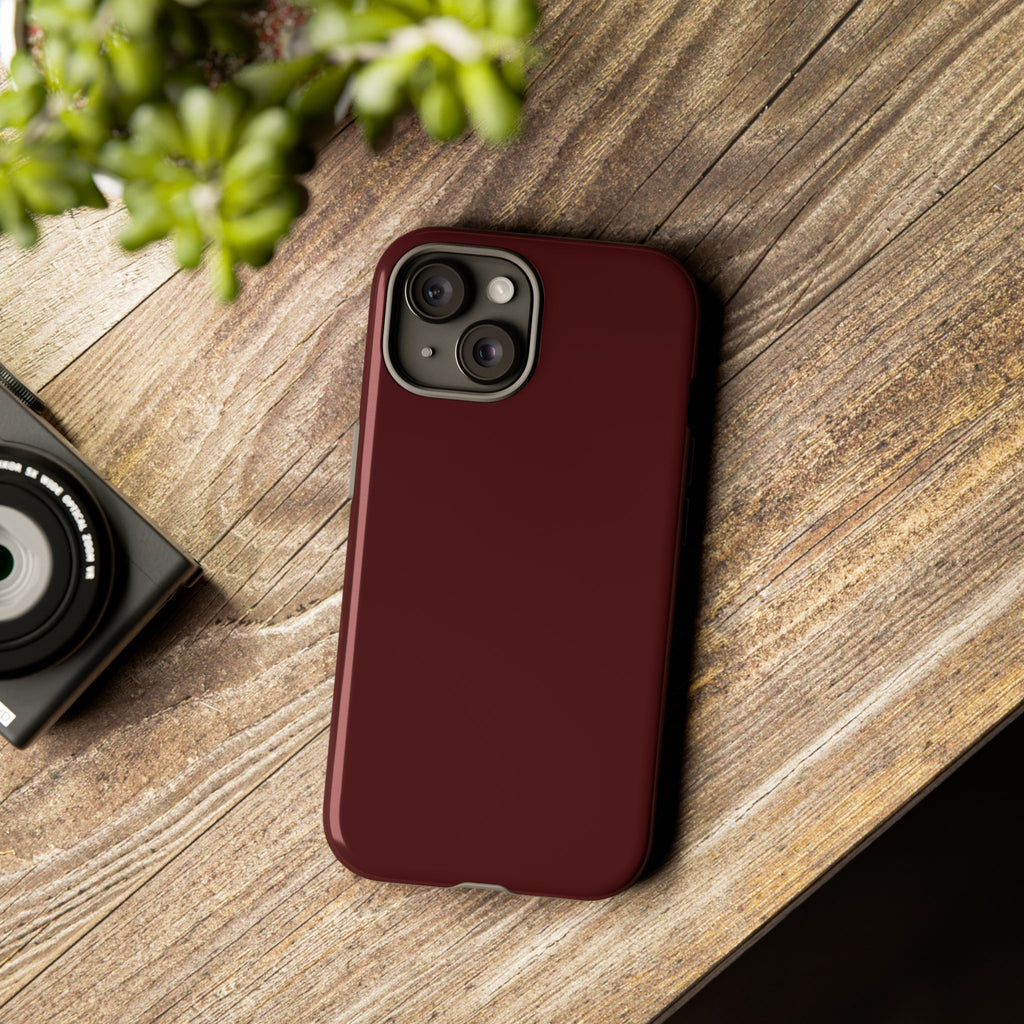 Maroon Tough Phone Case