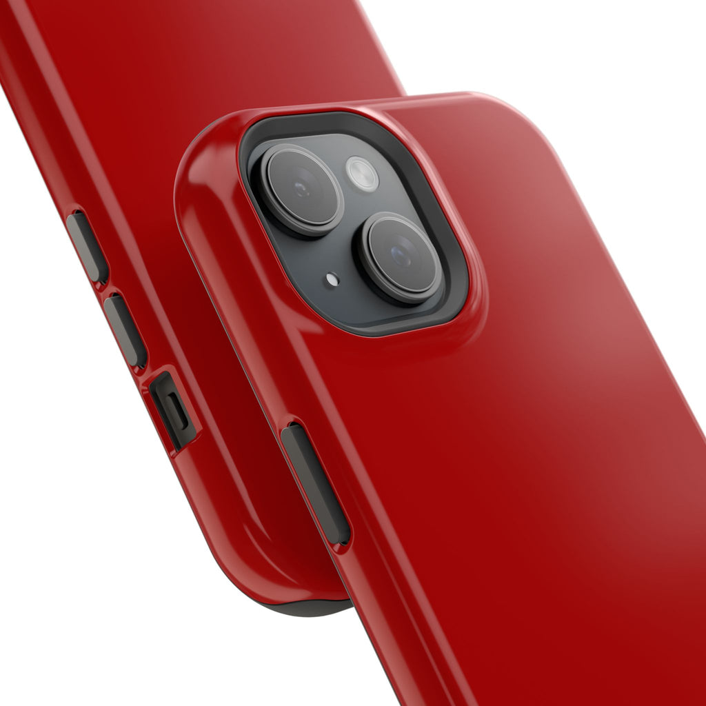 Magnetic Impact-Resistant Phone Case — Red Retro 'BLESTA' Design
