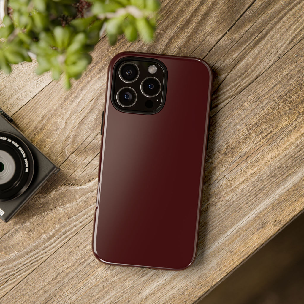 Maroon Tough Phone Case