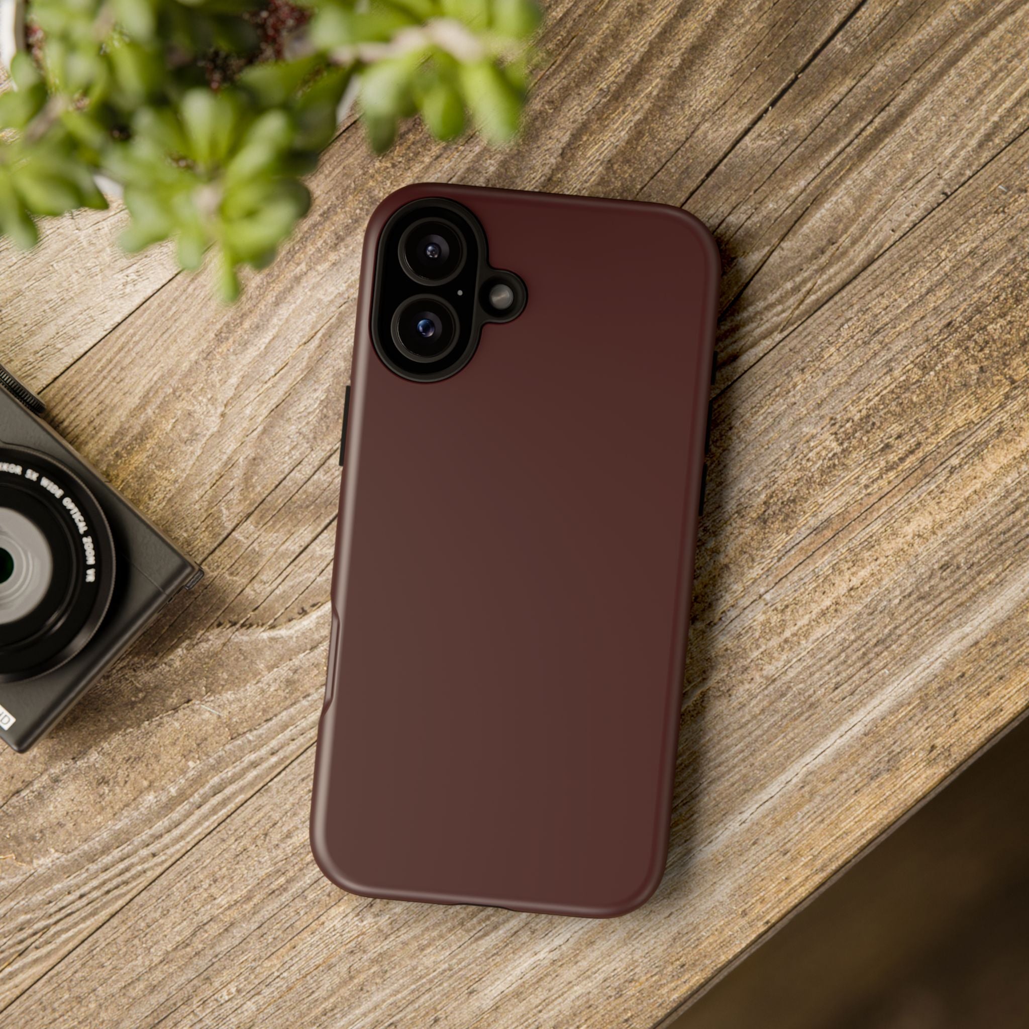 Maroon Tough Phone Case