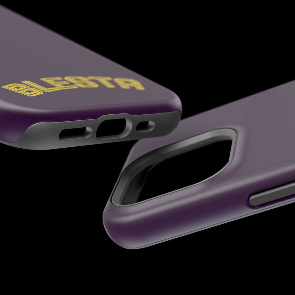 Magnetic Impact-Resistant Phone Case — “BLESTA” Retro Varsity Logo