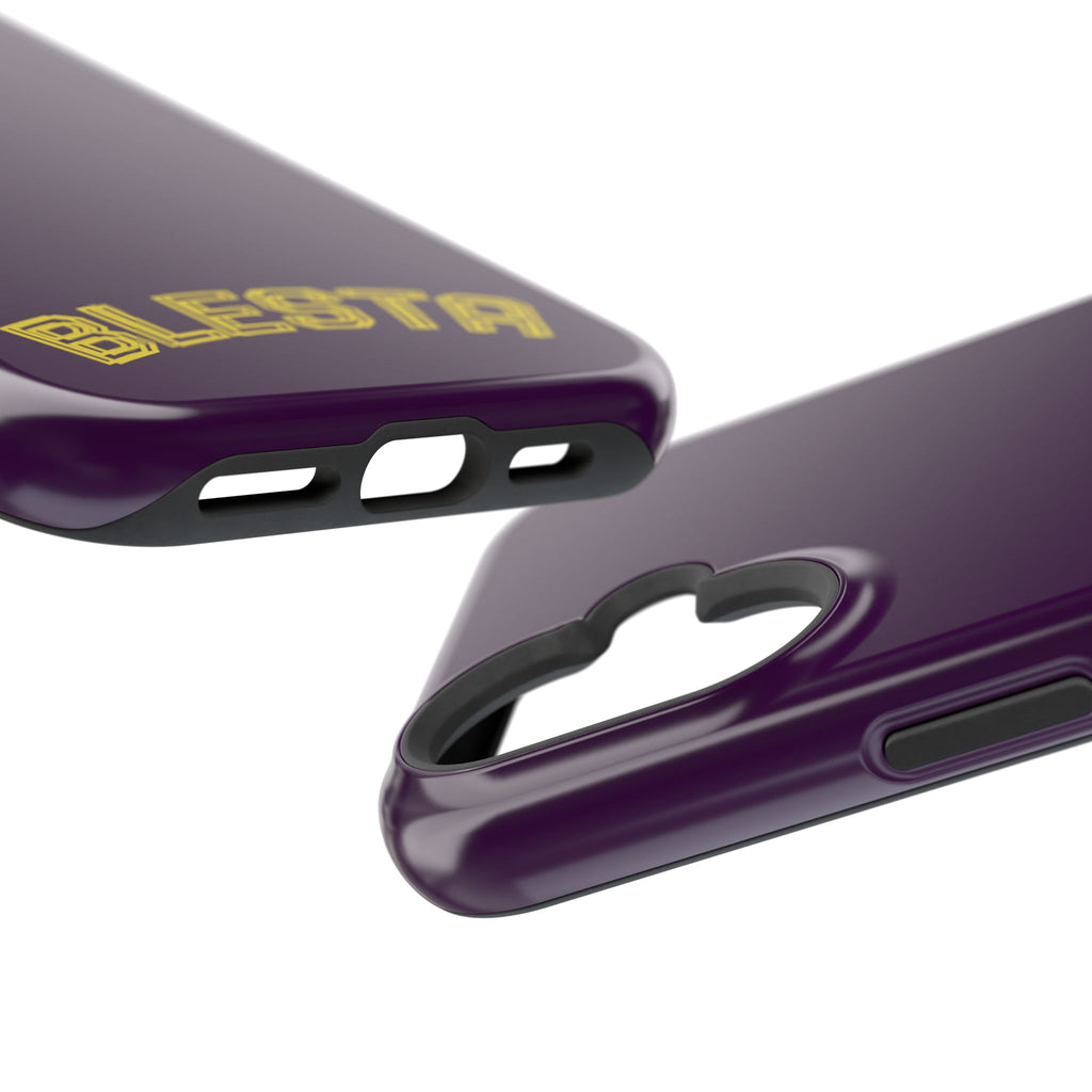 Magnetic Impact-Resistant Phone Case — “BLESTA” Retro Varsity Logo