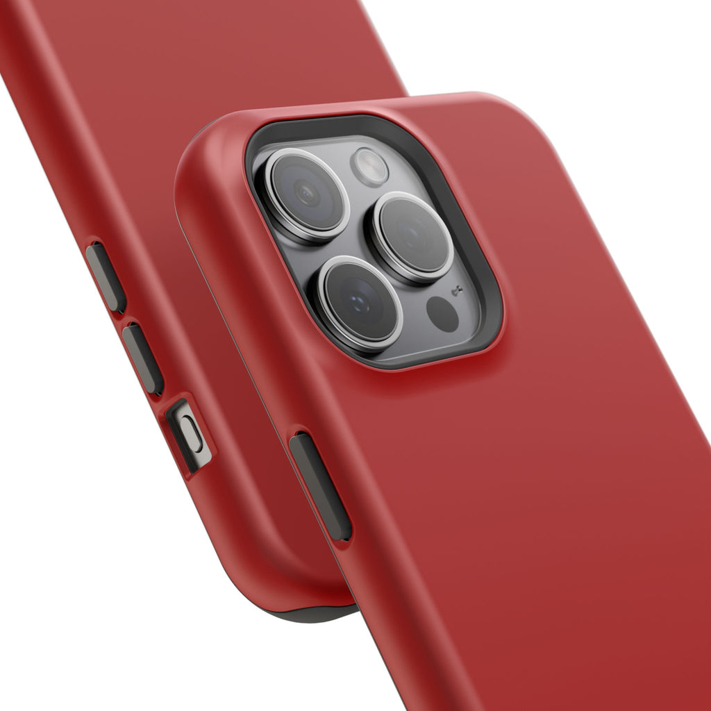 Magnetic Impact-Resistant Phone Case — Red Retro 'BLESTA' Design