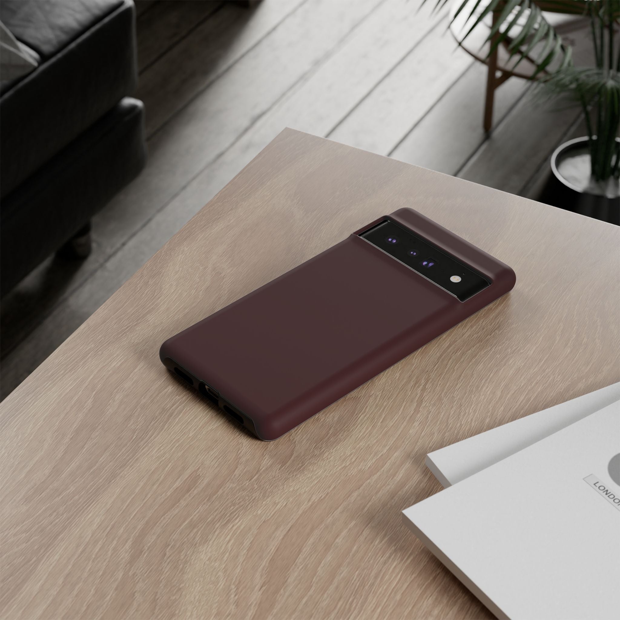 Maroon Tough Phone Case