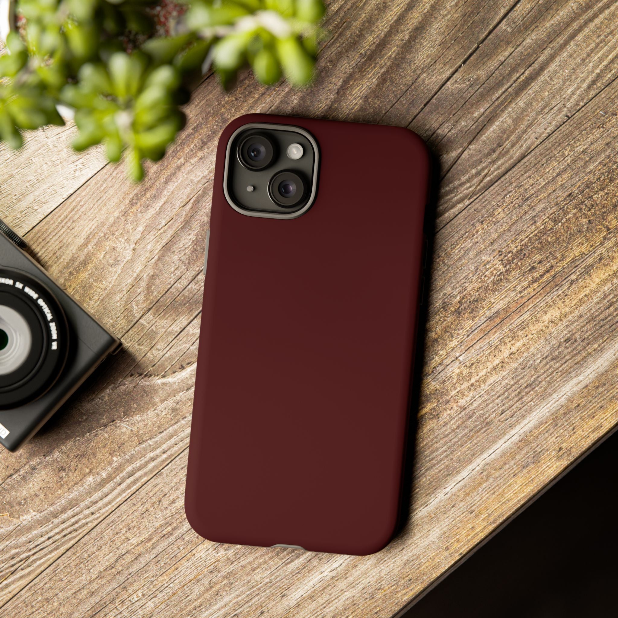 Maroon Tough Phone Case