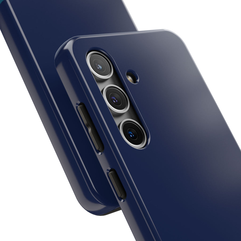 Tough Phone Case — Navy ‘BLESTA’ Bold Graphic Protective Cover