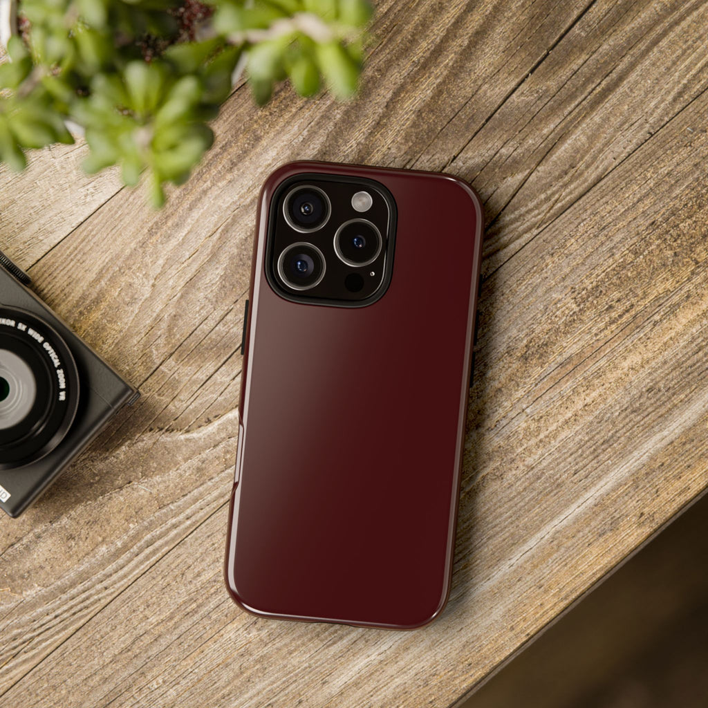 Maroon Tough Phone Case