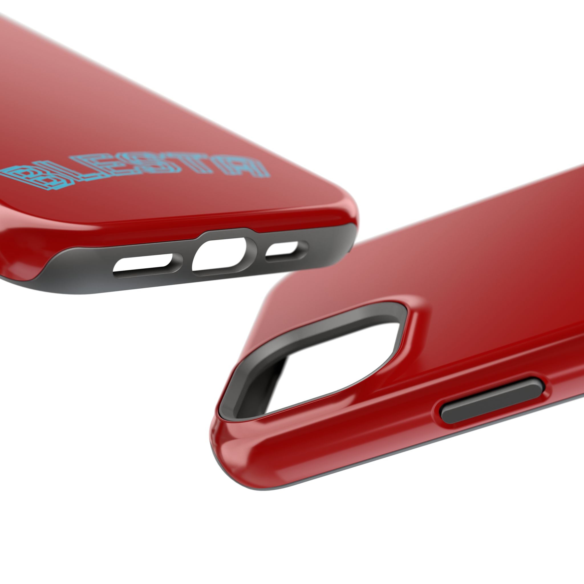 Magnetic Impact-Resistant Phone Case — Red Retro 'BLESTA' Design