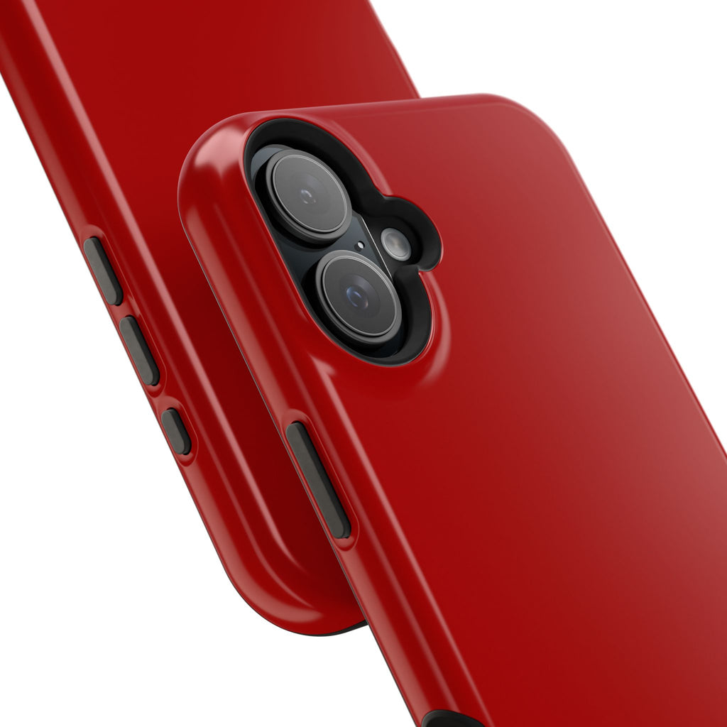 Magnetic Impact-Resistant Phone Case — Red Retro 'BLESTA' Design