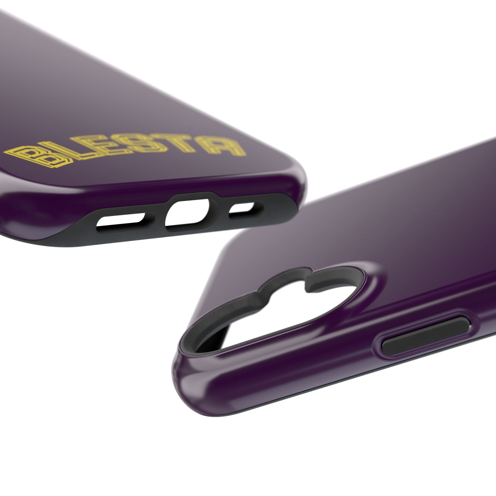 Magnetic Impact-Resistant Phone Case — “BLESTA” Retro Varsity Logo