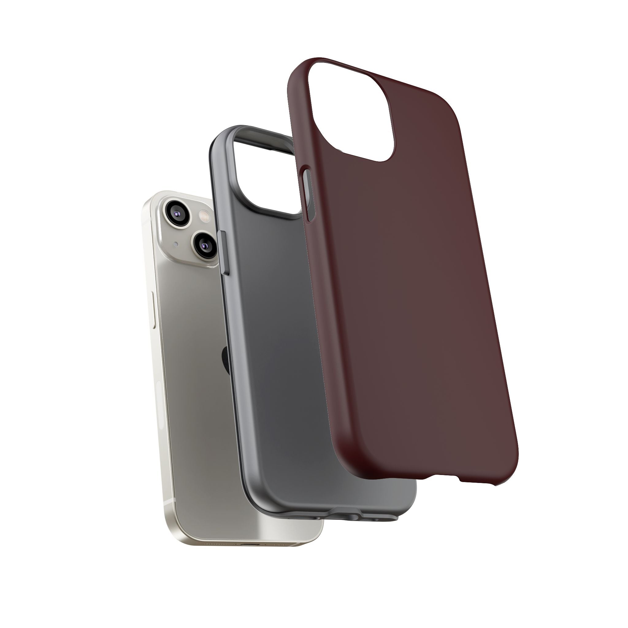 Maroon Tough Phone Case