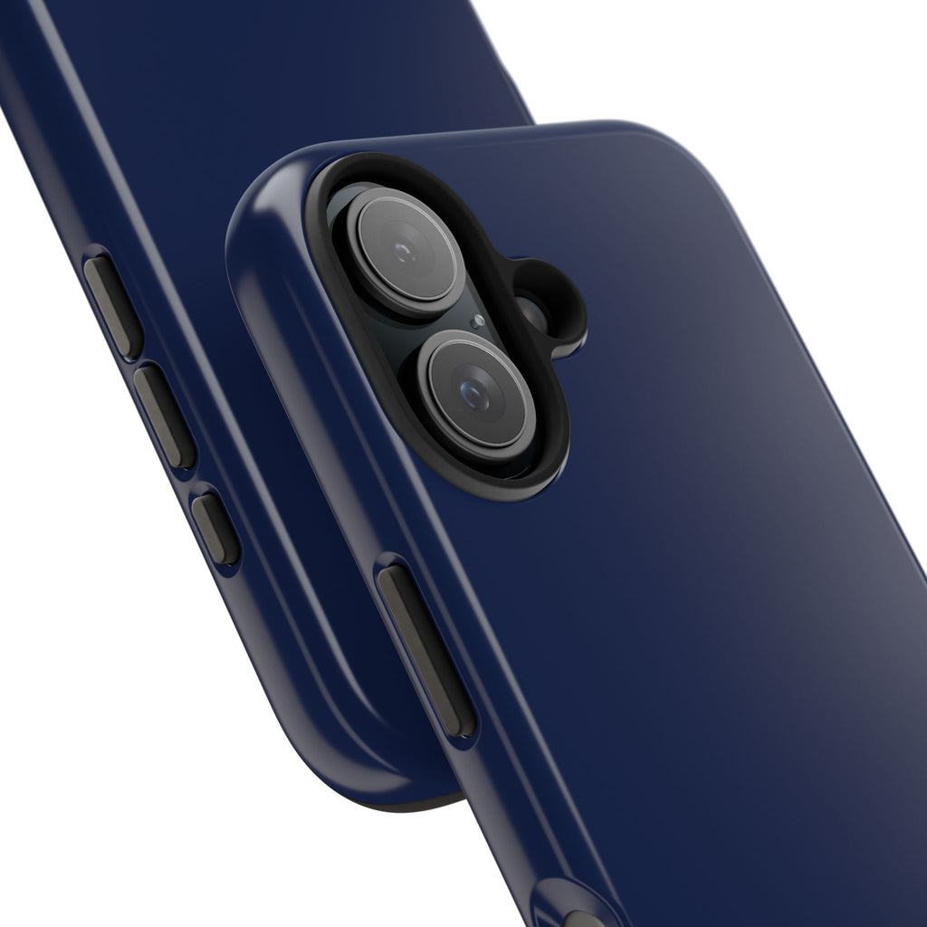 Tough Phone Case — Navy ‘BLESTA’ Bold Graphic Protective Cover