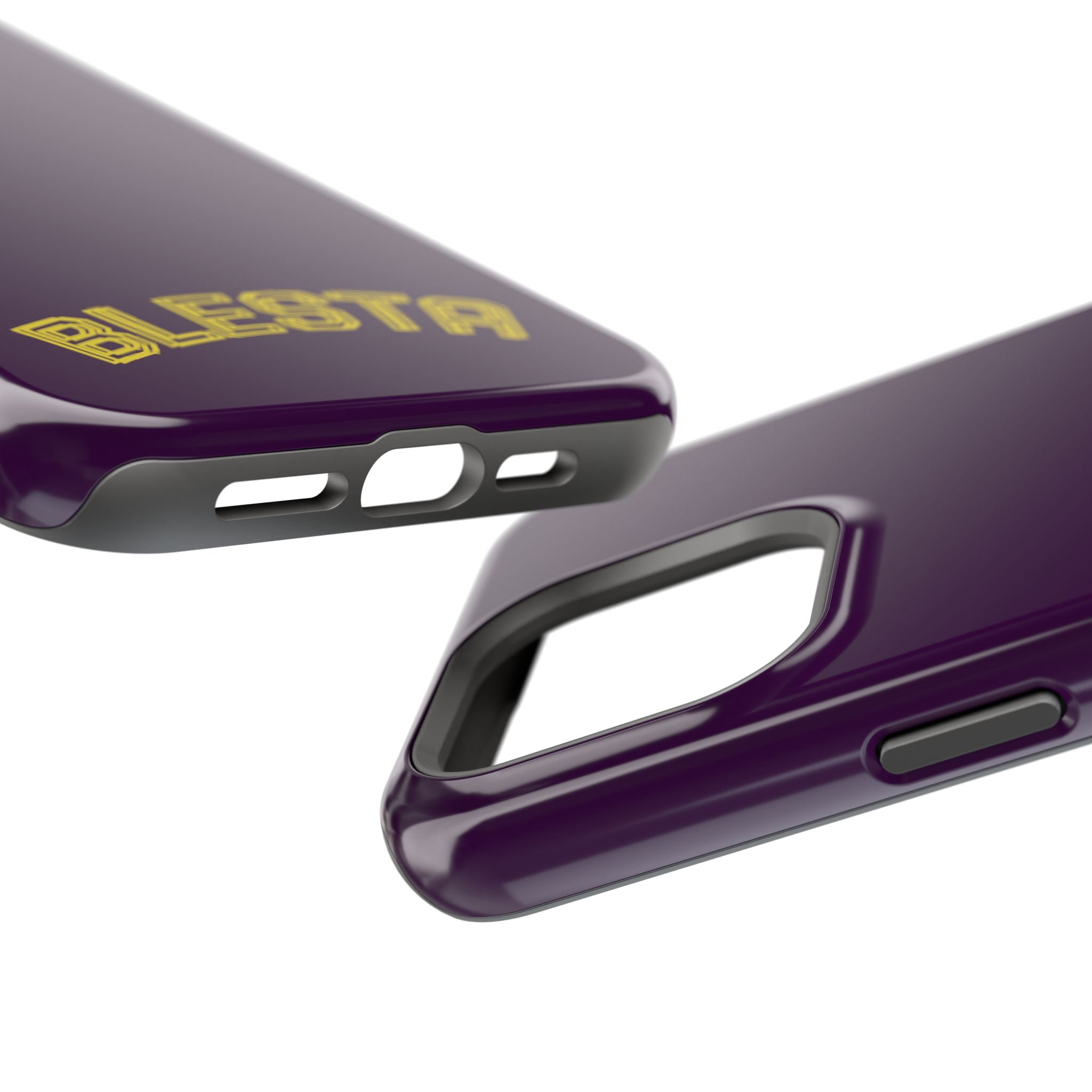 Magnetic Impact-Resistant Phone Case — “BLESTA” Retro Varsity Logo