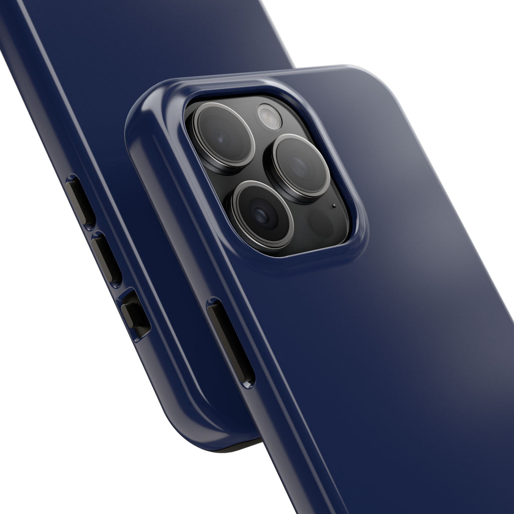Tough Phone Case — Navy ‘BLESTA’ Bold Graphic Protective Cover
