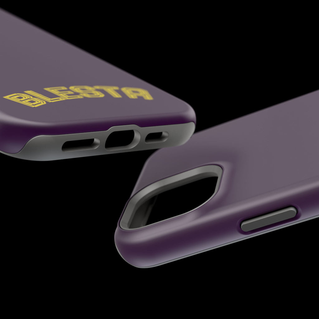 Magnetic Impact-Resistant Phone Case — “BLESTA” Retro Varsity Logo
