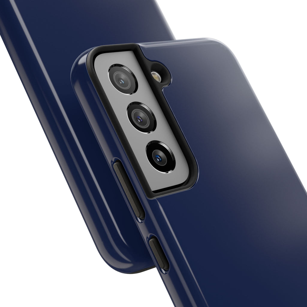Tough Phone Case — Navy ‘BLESTA’ Bold Graphic Protective Cover