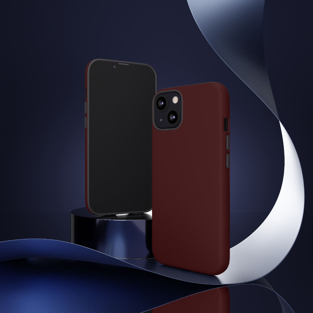 Maroon Tough Phone Case